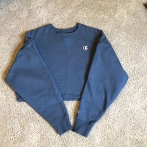 Cropped champion sweatshirt